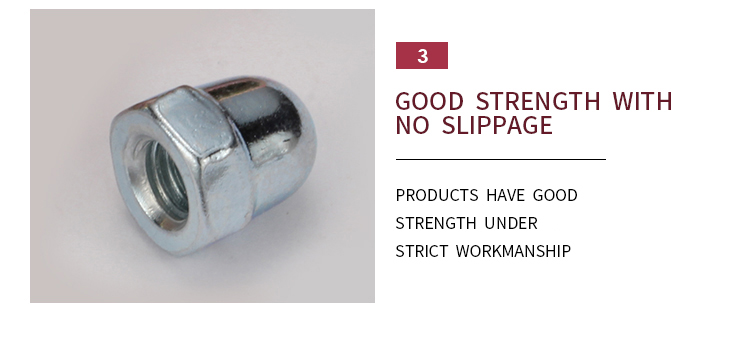 DIN1587 Support  Customization Heavy Industry Steel Cap Nut