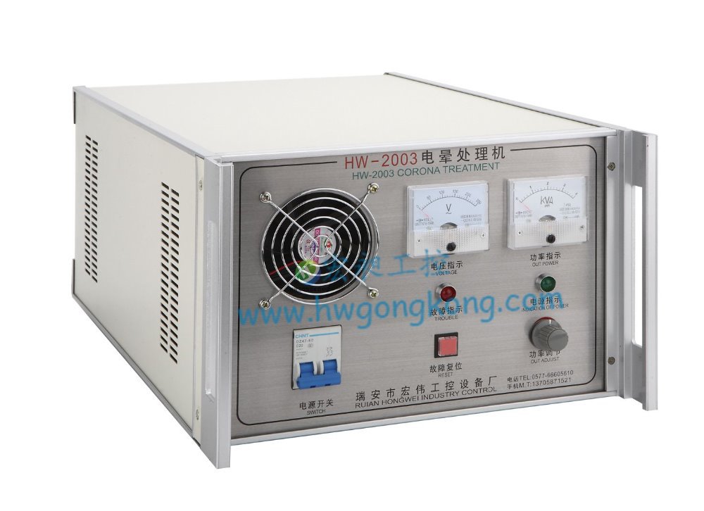 HW-PCP Advanced Surface Treat System Untuk Bahan Lembar Pelat Bingkai Perawatan Corona