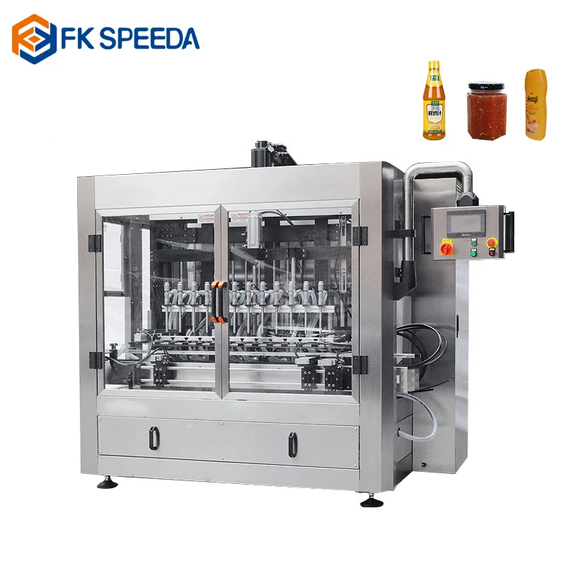 Automatic Skin Care Product tomato ketchup oral dish wash liquid filling machine from China supplier