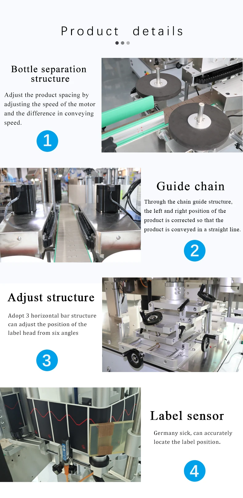 Fineco 911 High speed Automatic box both side security labeling machines Automatic two double side label applicator from China supplier