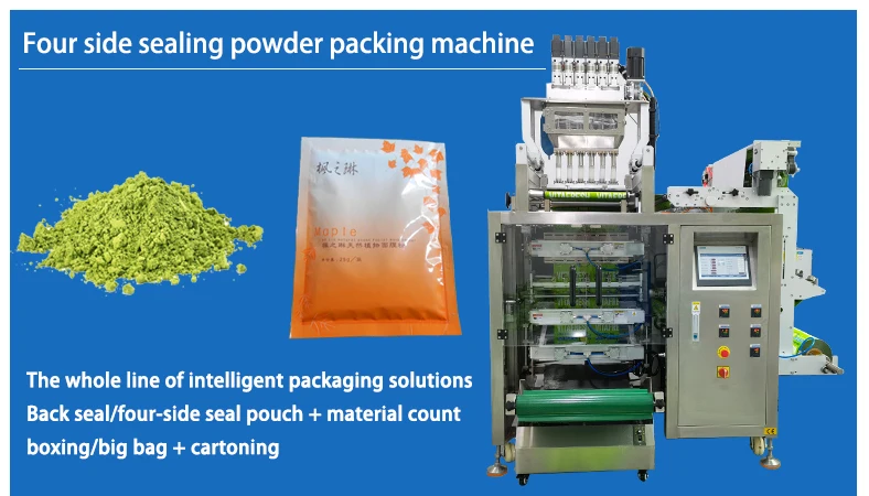 Multi-function 6/8/10/12 Small Pouch Turmeric Coffee Powder Multi Line Sachet Packing Machine from China supplier