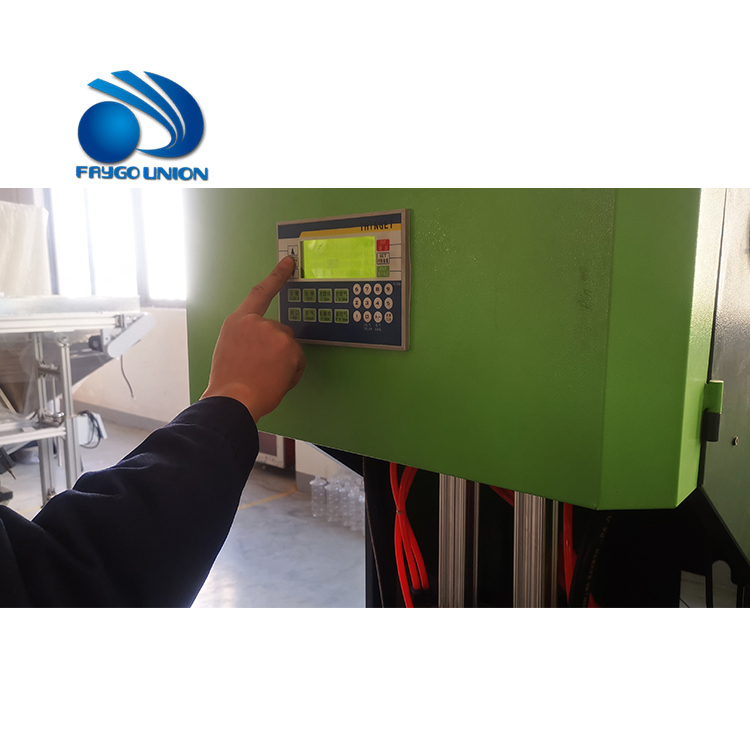 FAYGO UNION Semi Automatic 1 2 4 Cavity PET Plastic Water Bottle Stretch Blowing Machine Production from China supplier