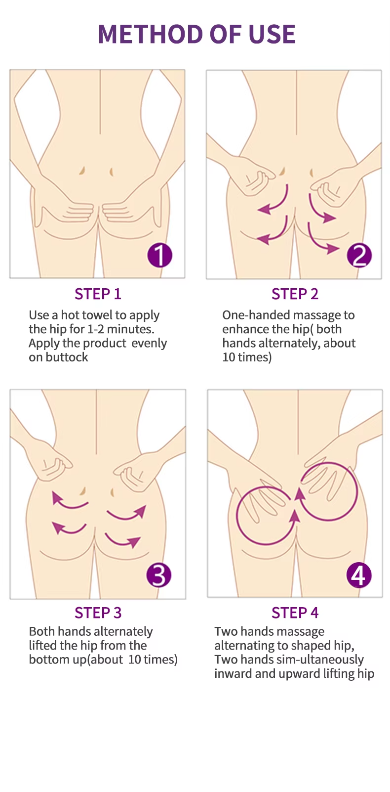 Custom Logo Hip up Massage Cream Beauty Breast Enhancement Cream Body Care Organic Garlic Extract Enlargement Lifting Butt Cream from China supplier