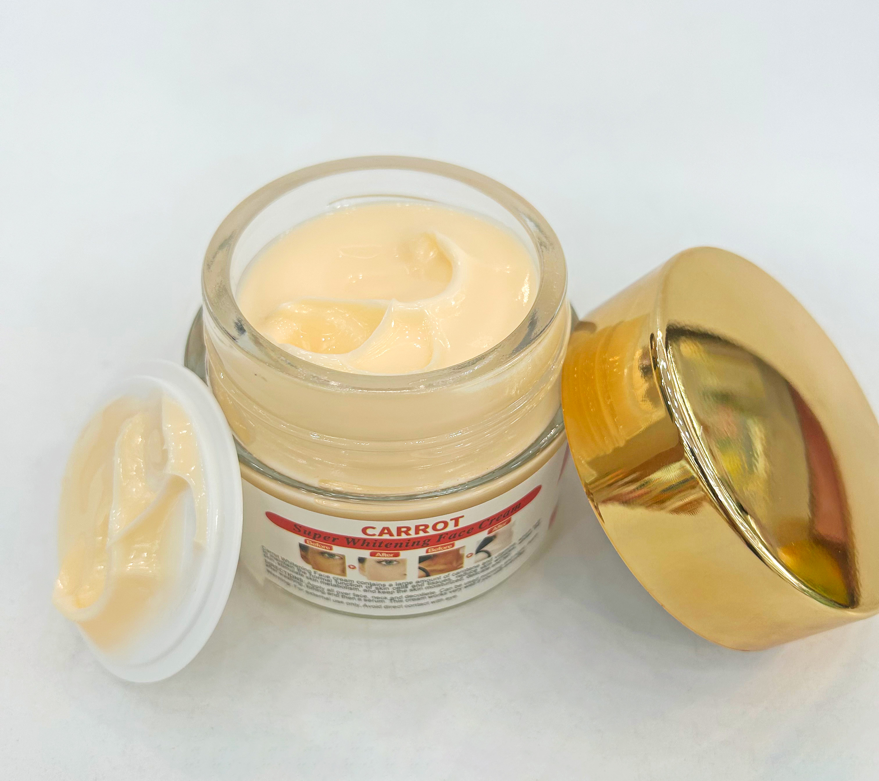 Custom Logo Whitening Carrot Face Cream Lotion for Adults & Women Skin Lightening & Spot Removal from China supplier