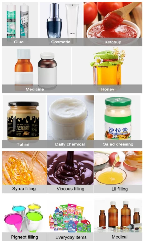 FK-SPEEDA Full automatic mineral water juice sauce jar round taper bottle liquid filling machines from China supplier