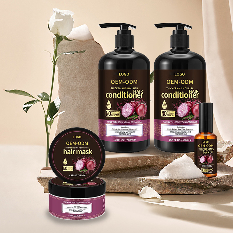 Private Label High Quality Natural Biotin Rosemary Shampoo and Conditioner Anti Hair Loss Set Beauty Women Products from China supplier