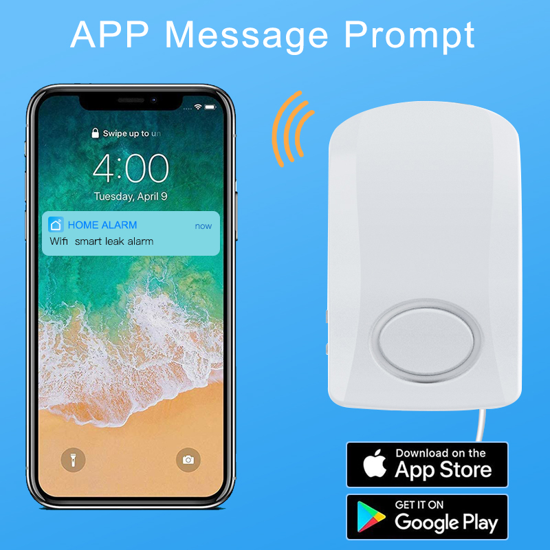 Wholesale Wireless Leak Detector Water Sensor Leak Pipe Home Use Underground Smart Tuya Wifi Water Level Sensor from China supplier