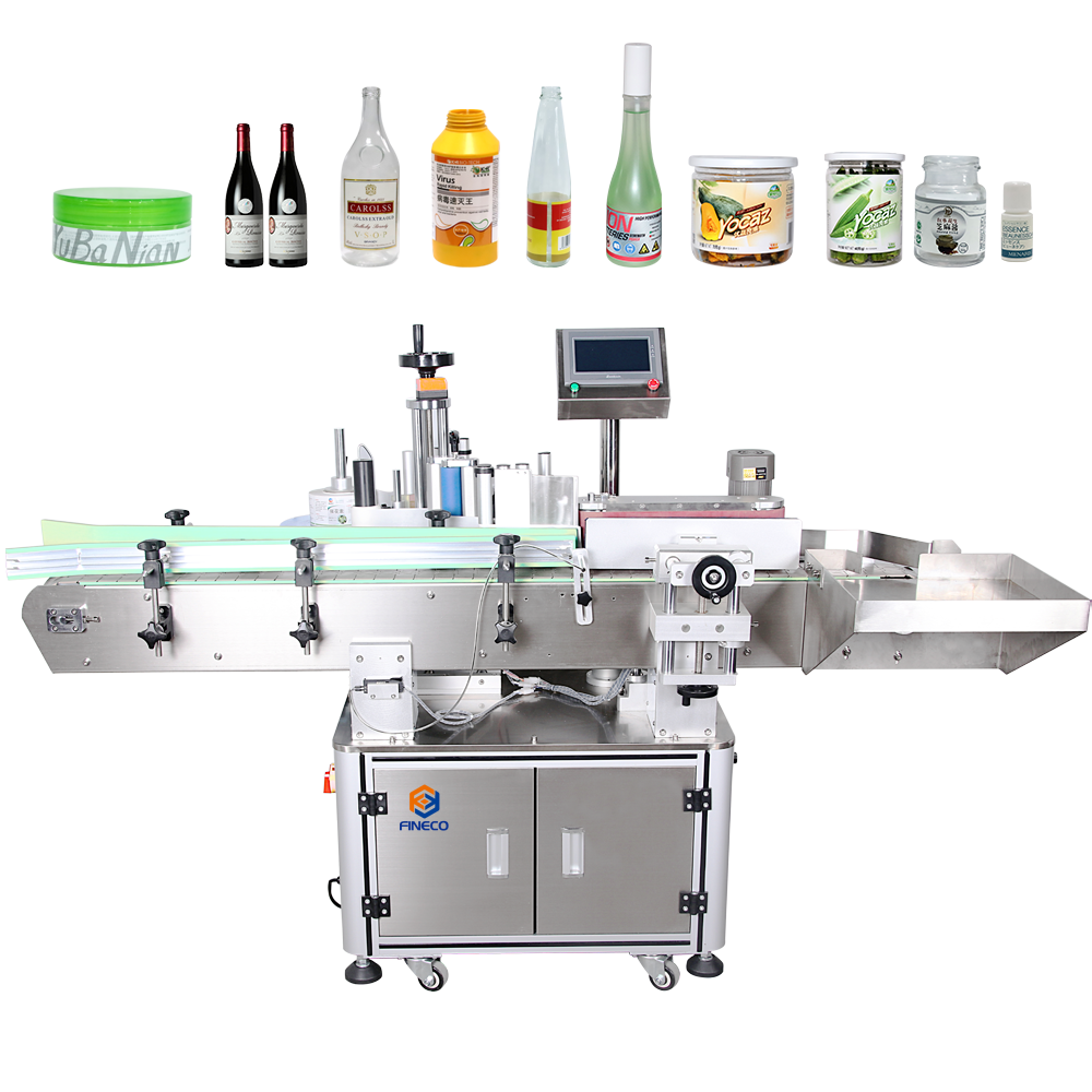 FK611 Stock available automatic tabletop flat surface labeling machine for pouches carton automatic labeling applicator machine from China supplier
