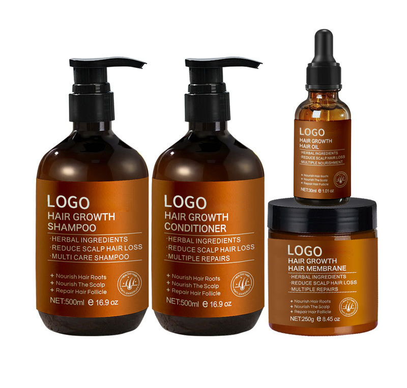 Private Label Biotin 500ml Keratin Organic Herbal Shampoo Conditioner Moisturizing Refreshing for Damaged Hair loss products Set from China supplier