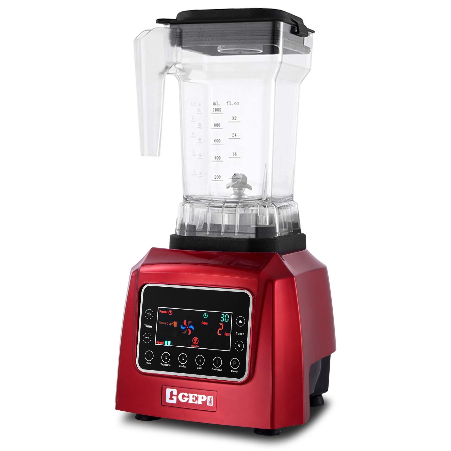 2022 Hot Sale multi-Functional 1800W Commercial Smoothie Blender Electric High-Power Juicer Blender Food Processor