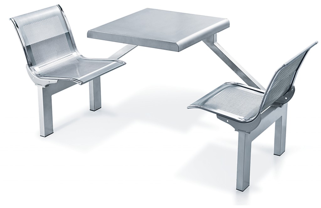 2/4/6/8 stainless steel school restaurant canteen table set durable from China supplier