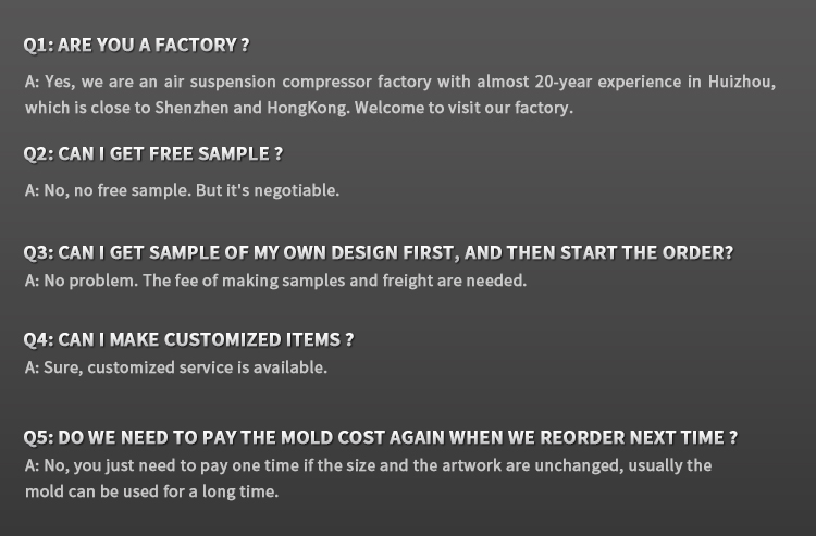 X480U Suspension Air Compressor 12V air Suspension Repair Kit, air Suspension for Mercedes Rear Gl450 Dou from China supplier