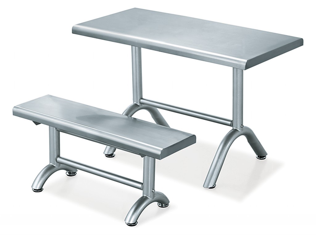 2/4/6/8 stainless steel school restaurant canteen table set durable from China supplier