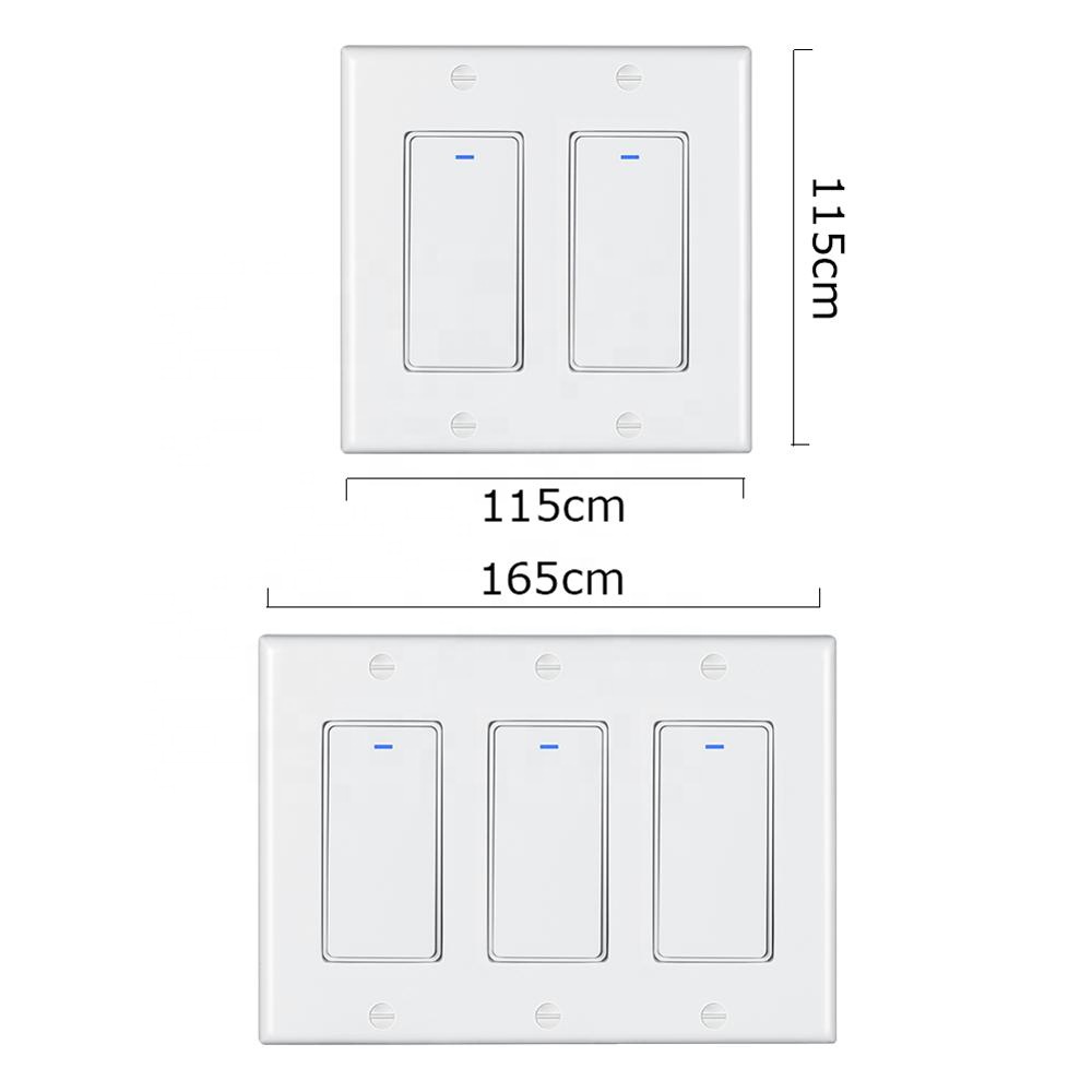 US Remote Control Interruptor Wifi Light Switch Interruptor Wifi Inteligente Light Switch Electric Smart Switch Google Home from China supplier