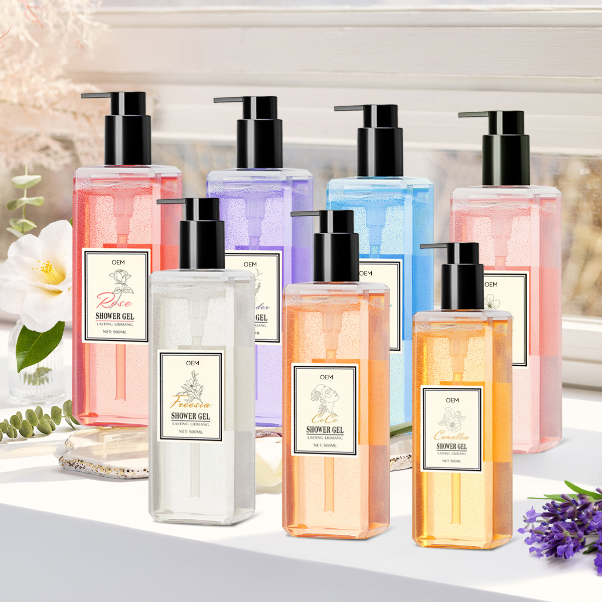 Private Logo Professional Natural Plant Essence Body Care Set Amino Acid Body Wash Cleansing Beauty Products for Women from China supplier