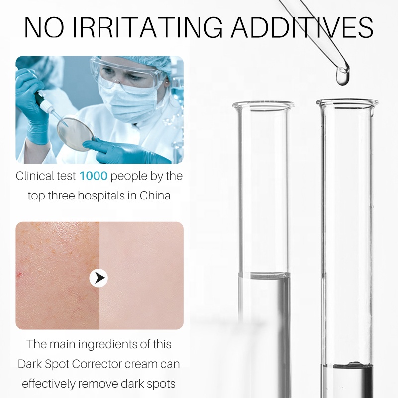 OEM Custom Natural Herbal Blemish Serum Freckle Pimples Dark Spot Removal Corrector  Repairing Whitening Face Cream from China supplier