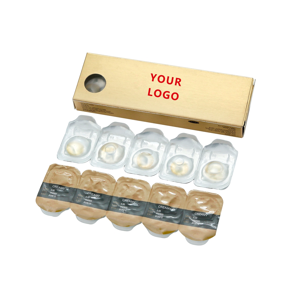 Color glasses contact lenses wholesale price diameter 14.5mm fashion color women's beautiful contact lenses from China supplier