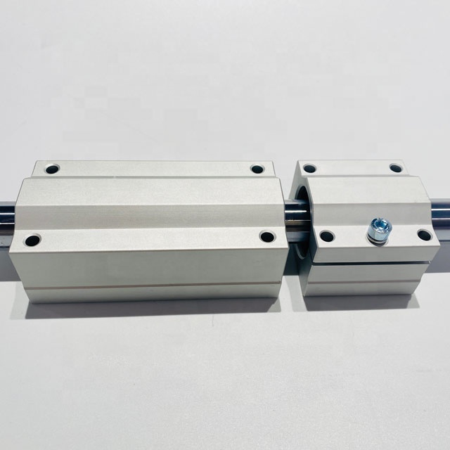 SCS10LUU Linear Ball Bearing Slide Block Units Extra Long 10mm Bore Dia from China supplier