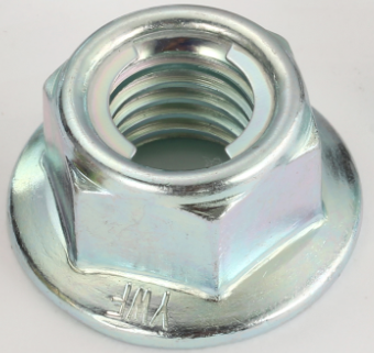 ISO7044 Lock Plate Type Prevailing Torque Type All-Metal Hexagon Nuts With Flange