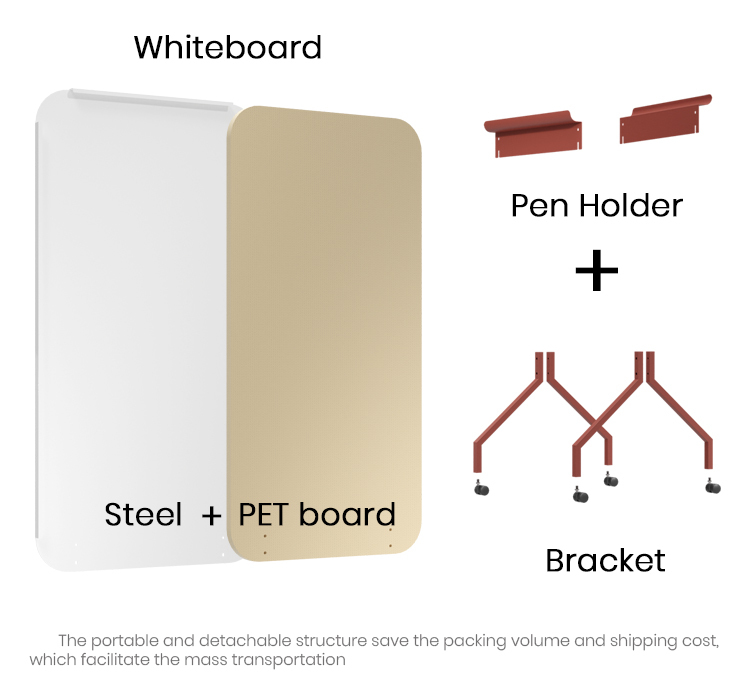 High Quality Magnetic Office Whiteboard School Writing Board With Markers Whiteboard With Frame from China supplier