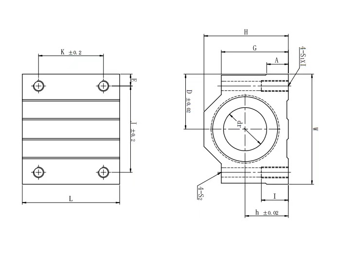 Oem Aluminium Slider SC8UU Linear Bearing Sc8luu Linear Block 8mm Linear Shaft Rod For 3d Printer/Cnc/Packaging Machine Parts from China supplier