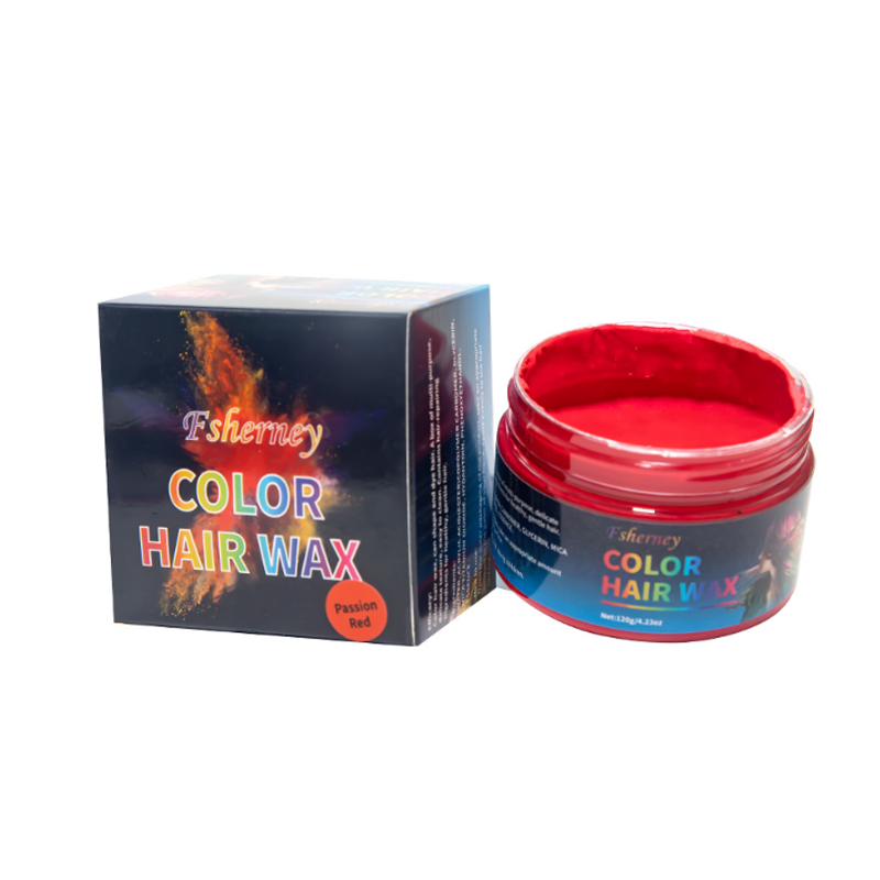 Factory Supply Organic Hair Color Wax Disposable Long-Lasting Styling Cream for Shaping Hair Mud from China supplier