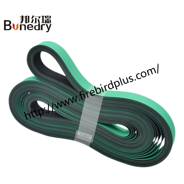 Factory Direct Sales Professionally Designed Industrial Green PU Imported Sponge Timing Belt from China supplier