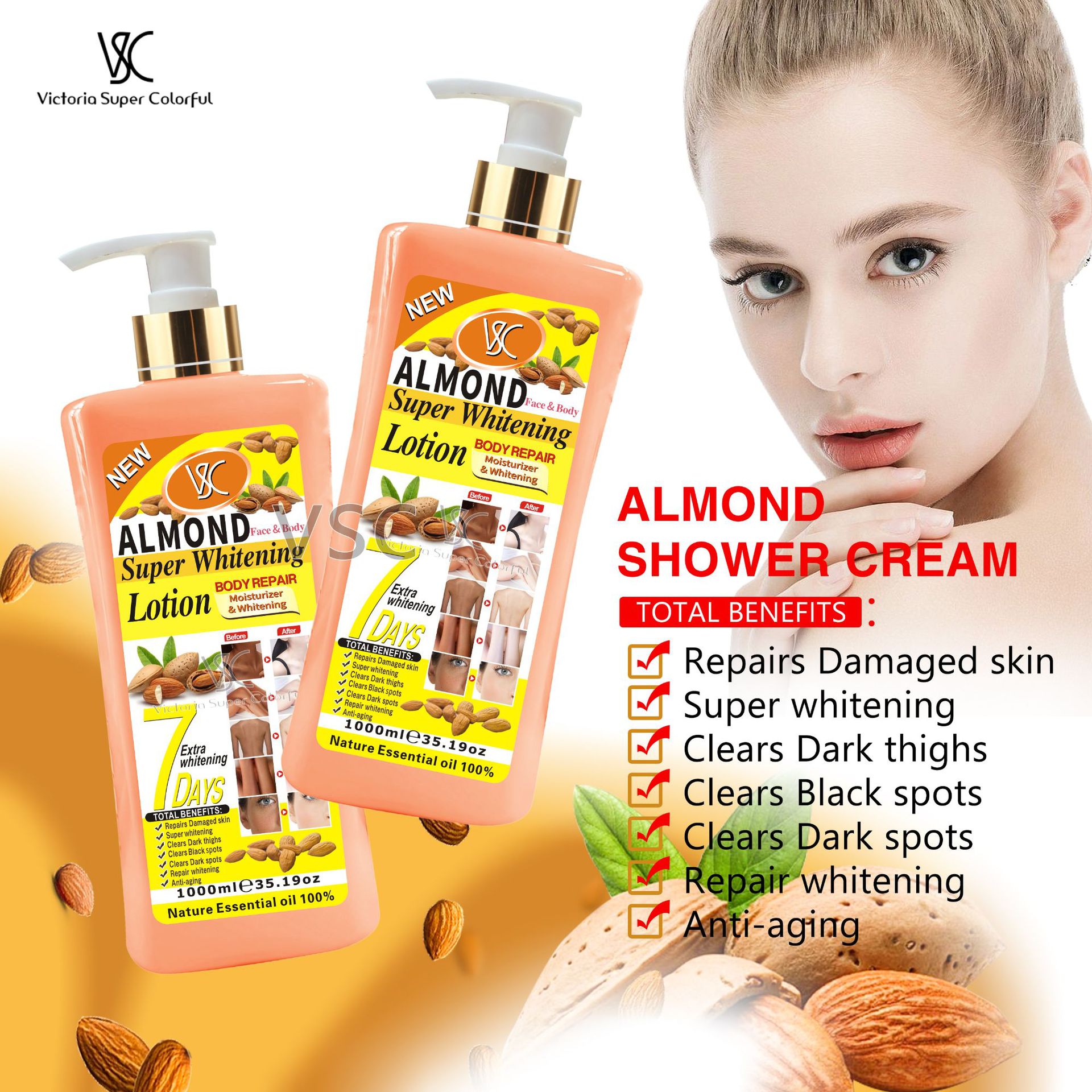 Private Label Nourishing Deep Moisturizing Bath Lotion Organic Vitamin C Skin Whitening Body Lotion Turmeric Papaya Body Lotion from China supplier