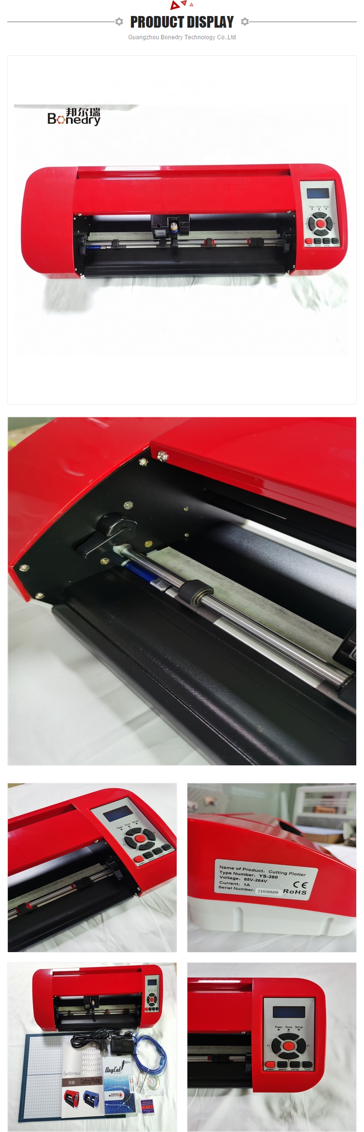 High Quality Small Contour Vinyl Cutter High Speed A3 Cutting Potter Sticker Machine from China supplier