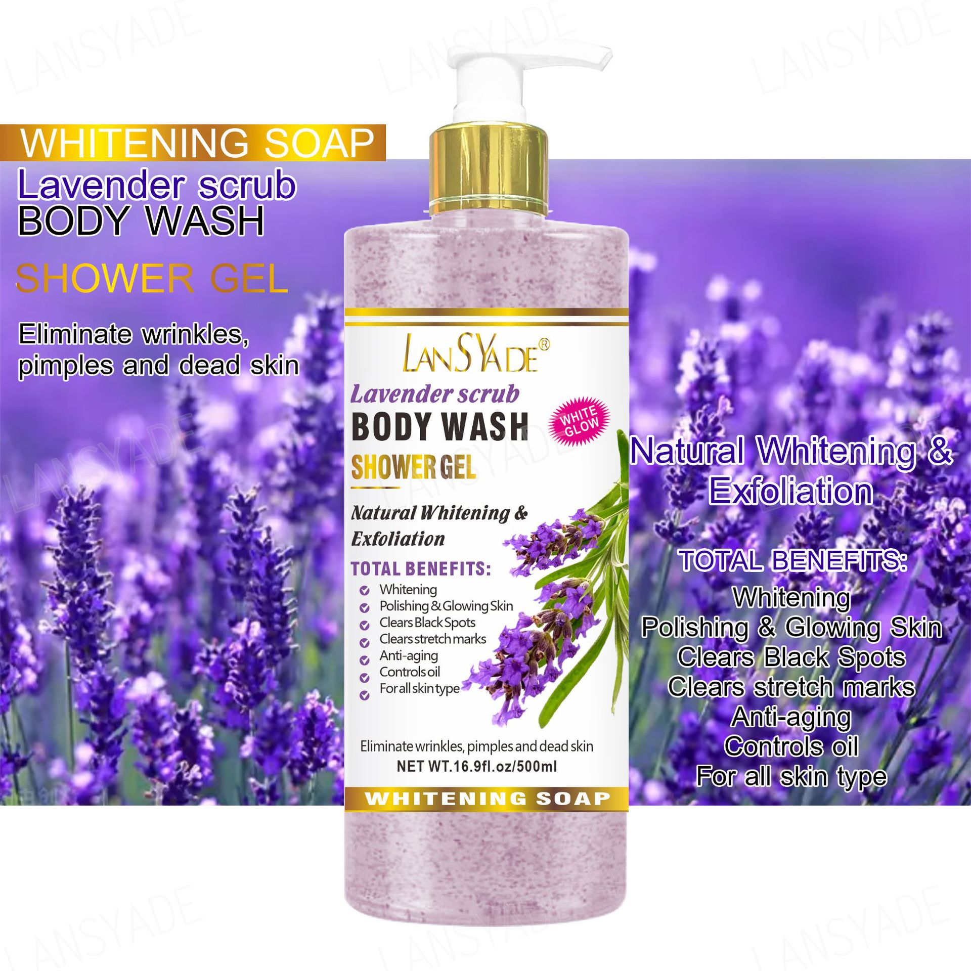 Private Logo Shower Gel Vitamin C Turmeric Fruits Body Wash Whitening Moisturizing Exfoliating Scrub Bath Soap Skin Care from China supplier