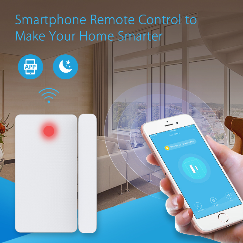 Wholesale home security system alarm magnetic anti-theft child women safety door sensor from China supplier