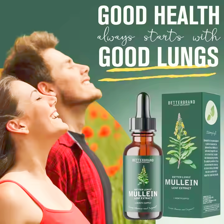 OEM Organic Mullein Leaf Extract Liquid Skin Care Serum That Helps Relieve Breathing Discomforts Promotes Respiratory Health from China supplier