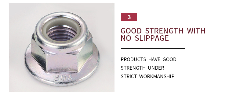 DIN6926 Fertigung verschiedener Hex -Flansch -Nylon -Foonknuss