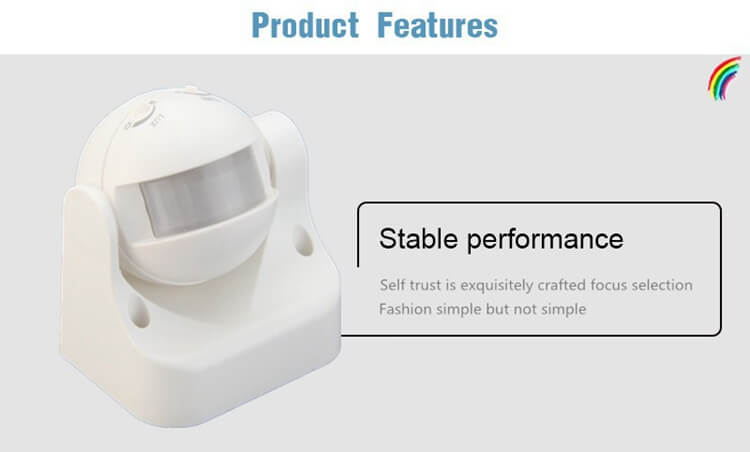 Long Range Microwave Sensor Light Switch Security Alarm Infrared Sensor Surface Ceiling Mounted Microwave Motion Sensor from China supplier