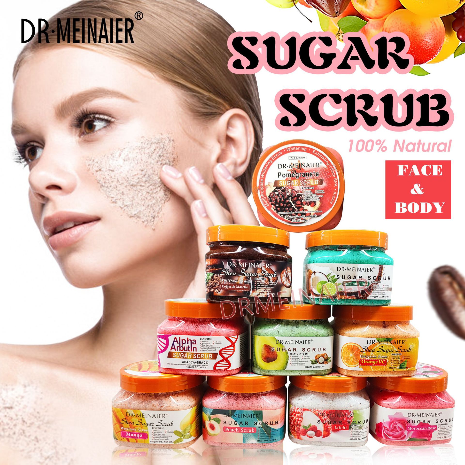 Private Label Natural Vitamin Scrub Face and Body Skin Care Bath Salt Deep Clean Hydrating Whitening Body Scrub Sea Salt from China supplier