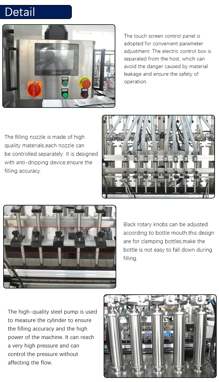 FK-SPEEDA small 4 heads 500ml servo piston pump fully automatic honey filling machine from China supplier