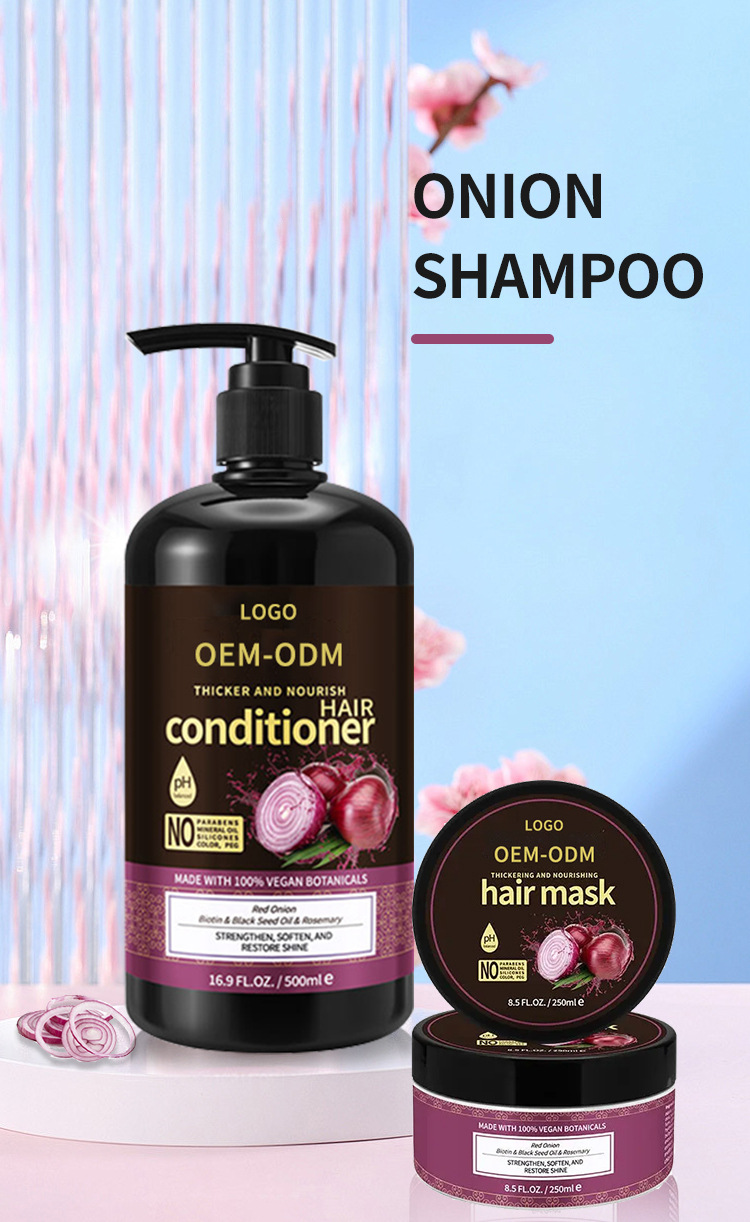 Private Label High Quality Natural Biotin Rosemary Shampoo and Conditioner Anti Hair Loss Set Beauty Women Products from China supplier