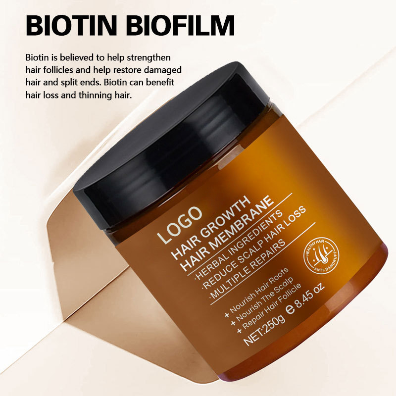 Private Label Biotin 500ml Keratin Organic Herbal Shampoo Conditioner Moisturizing Refreshing for Damaged Hair loss products Set from China supplier