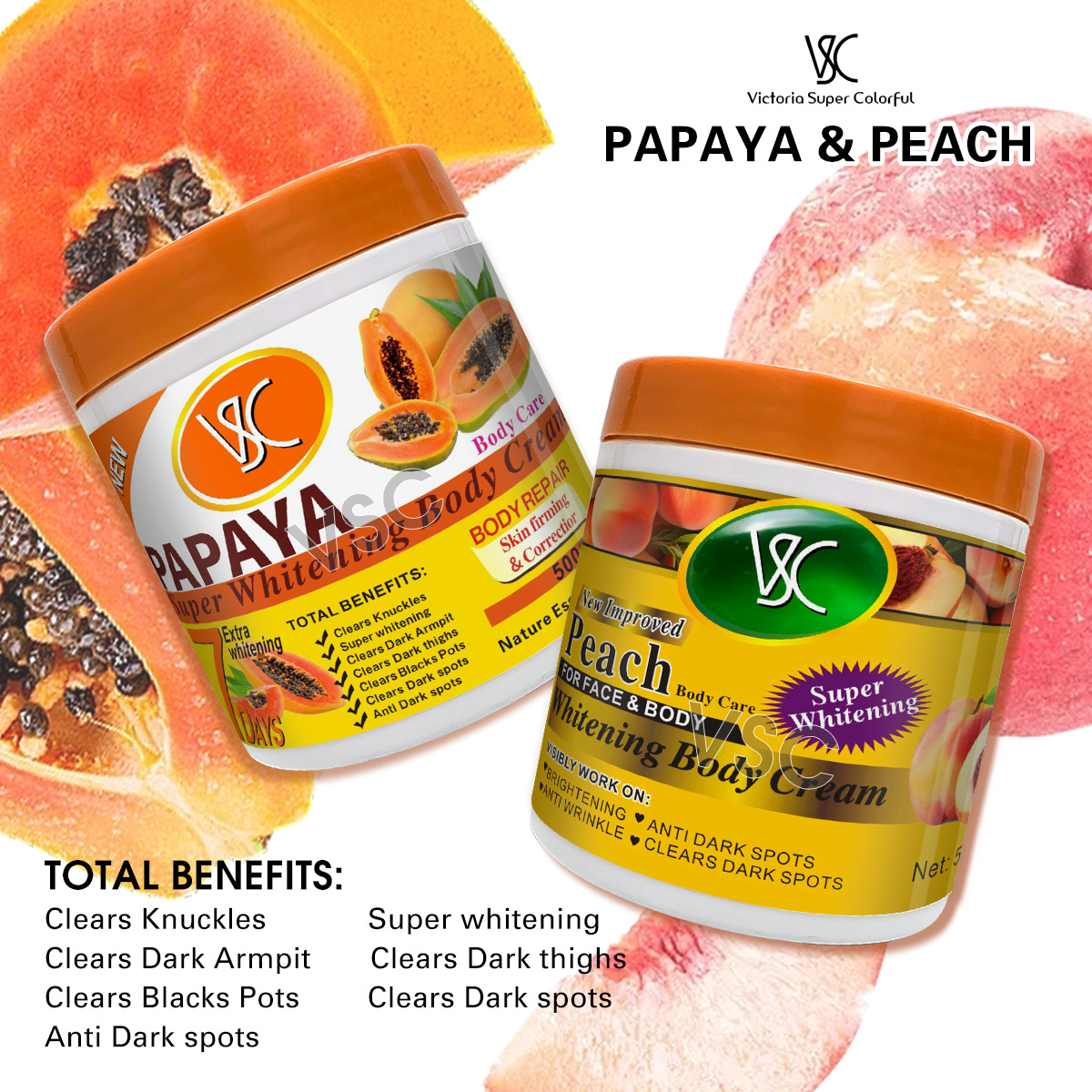 Turmeric Cream Body & Face Moisturizing Lotion Shea Butter Brightening Spot Removal Skincare Body Cream from China supplier