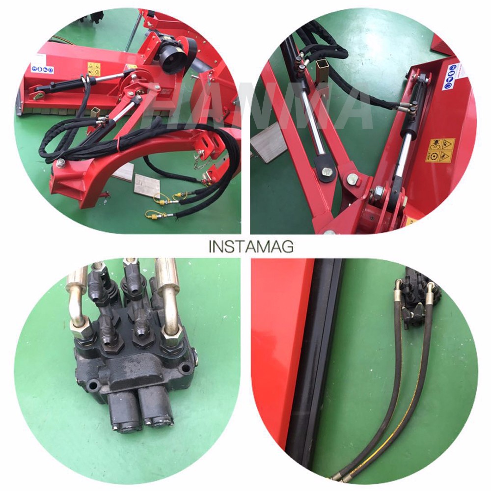 25-75HP Tractor 3 point hitch pto drive tractor side flail mower heavy ...
