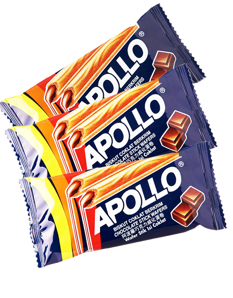Apollo Boy Boy Wafers Cream Strawberry/Chocolate/Creamed/Orange/Milk