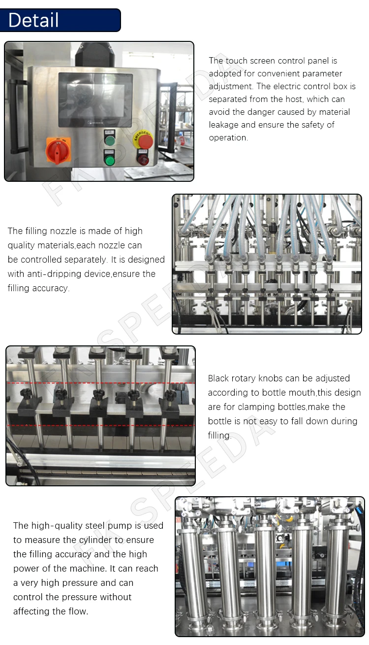 Automatic Skin Care Product tomato ketchup oral dish wash liquid filling machine from China supplier