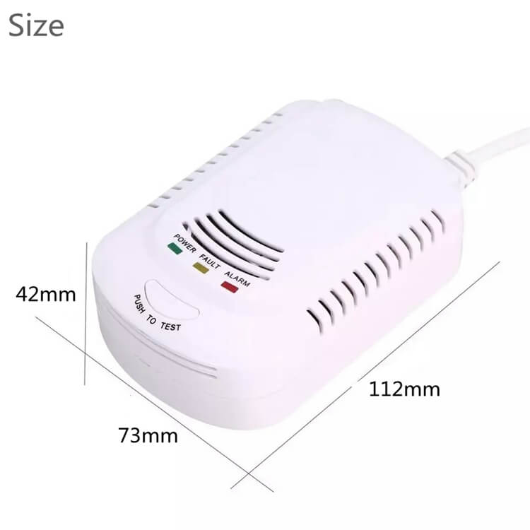 Wholesale Price Gas Leak Detector Price Solenoid Valve Fire Alarm Security Gas Monitor Multi Gas Detector from China supplier