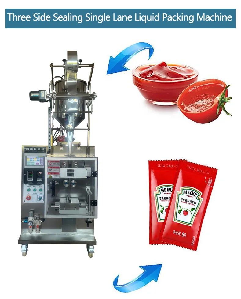 FK-1Y3 Industrial Small High Speed Automatic Soy Oil Jam Honey Chilli Paste Sachet Packing Catchup Tomato Sauce Filling Machine from China supplier
