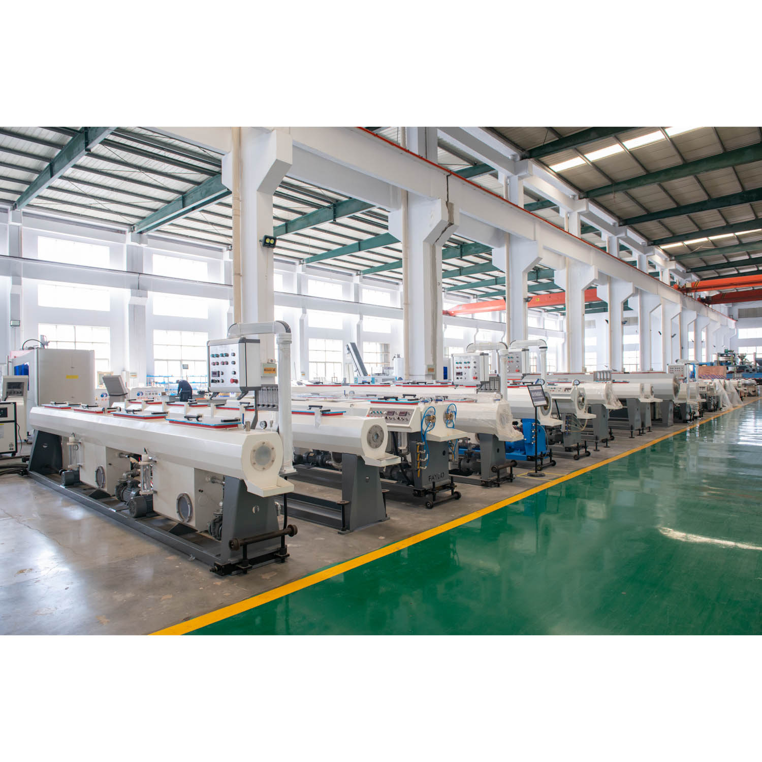 Faygo Union Upvc Pipe and Bend Making Machine and Corugator Pe Pipe Extrusion Machine from China supplier