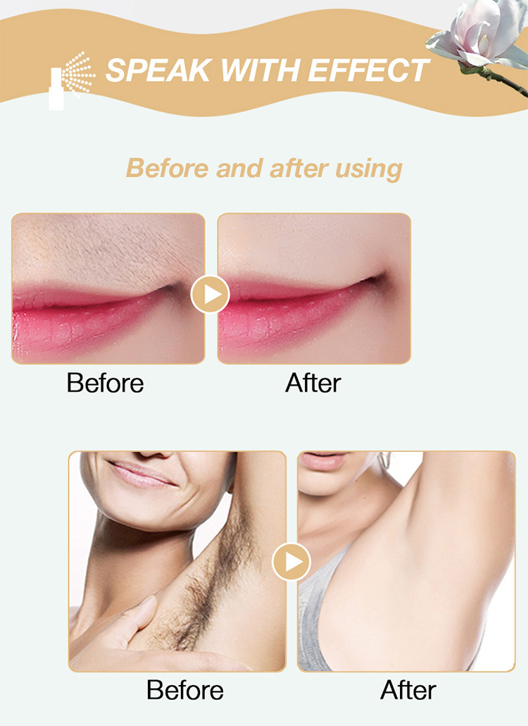 Factory Whole Sale 20ML Powerful Permanent Painless Hair Removal Stop Hair Growth Inhibitor from China supplier