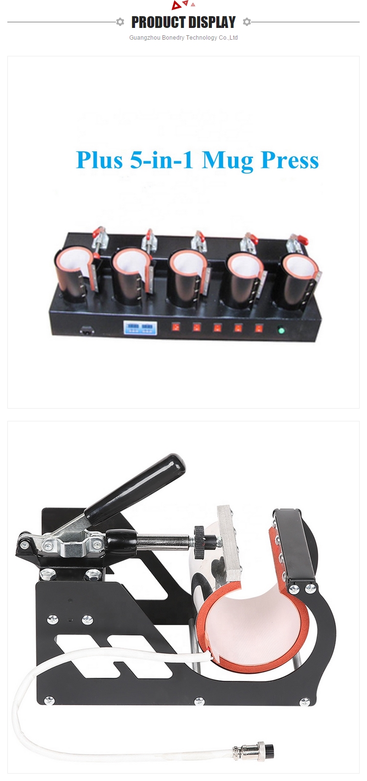 Mug Heat Press 5 in 1 Model Skinny Mug Plus Tumbler Mug Heat Press Machine Sublimation Printer from China supplier