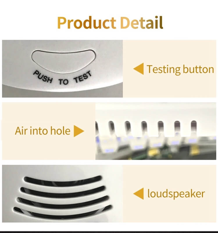 Wholesale Price Gas Leak Detector Price Solenoid Valve Fire Alarm Security Gas Monitor Multi Gas Detector from China supplier