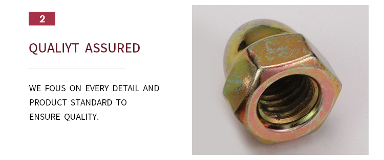 JIS B 1183 High quality hot sale Steel Domed Cap Hex Nut