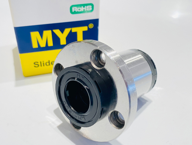 Factory Customized hot sale Maintenance-free bushing Price LM10 LM12 LM16 LMF20UU-MX Linear Bearing Linear Ball Bearing for cnc from China supplier